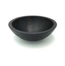 Bowl-Ebonized oak-Round