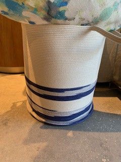 Basket-Ikat Blue Block-L