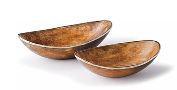 Bowl-Horn-Brass Trim