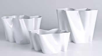 Vase-Porcelain-White Tree M