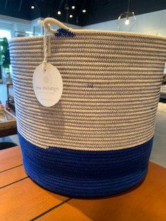 Basket-Royal Blue/Ivory-XL