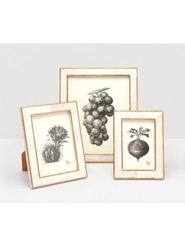 Frame- Clamstone/Brass 8x10 Bari