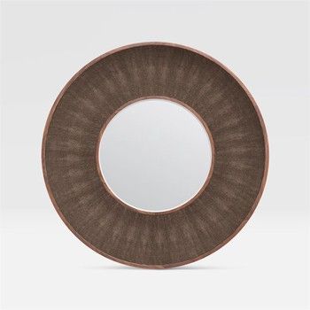 Mirror-Shagreen-Mush/Walnut-38in