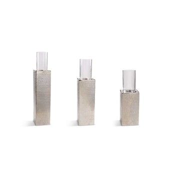 Candle Holder-Tin-Square-M