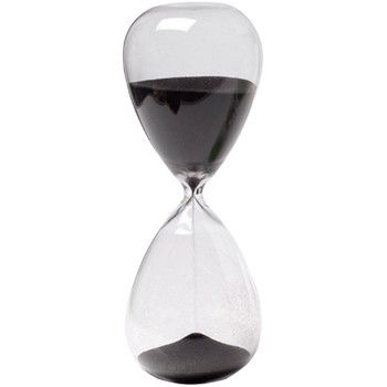 Hourglass-Black Sand
