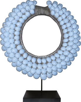 Sculpture-Shell Necklace on Stand-Indonesia II