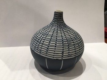 Vase-Congo Striped-Tiny S