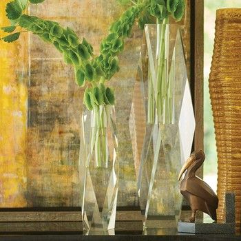 Vase-Faceted Crystal-S