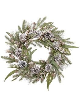 ChrisOrn-Eucaliptus Wreath-24in