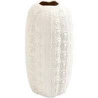 Vase-Bisque White-Tall