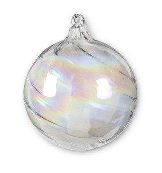ChrisOrn-Clear Glass-Round w/ Ribbon
