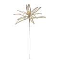 ChristOrn-Gold Glitter-Poinsettia Stem
