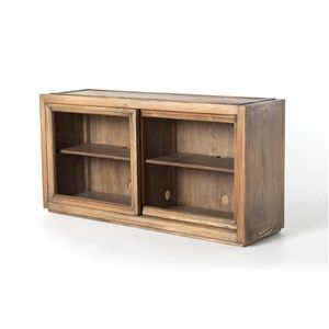 Console-Oak/Brass