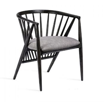 Dining Chair-Charcoal-Lilou