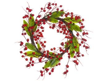 ChrisOrn-Berry Wreath-16in