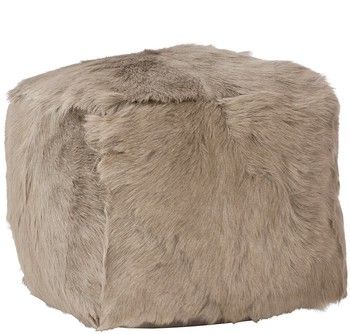 Pouf-Light Grey-Fur