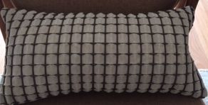 Pillow-Leather-Coffee Hand Made I