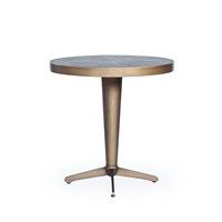 Side Table-22-Iron/Shagreen