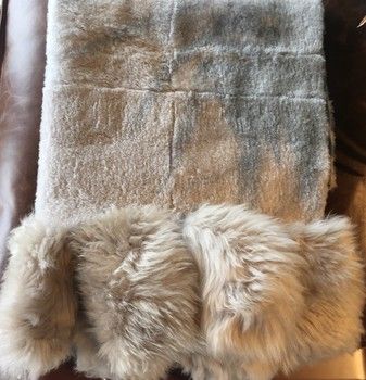 Blanket-Sheep Skin-Grey ChamoniX