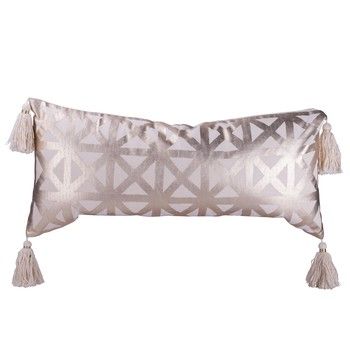 Pillow-Gold with Tassels