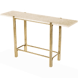 Console-Marble-Ivory/Brass