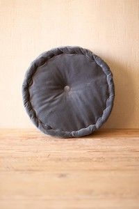Cushion-Steel Blue-Round