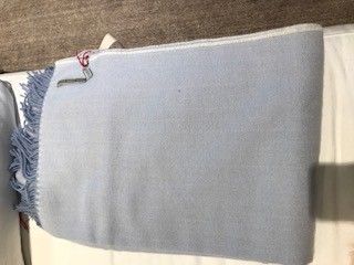 Throw-Herringbone-Ice Blue