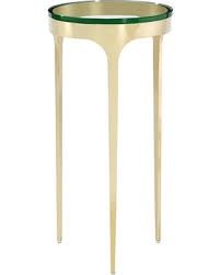 Drink Table-Glass/Brass-Camila