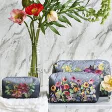 Washbag-Sunflower Graphite-L