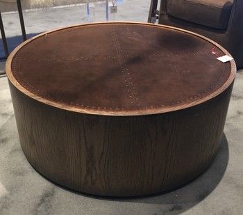 Coffee Table-Round-Oak /Cooper