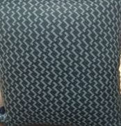 Pillow-Leather-Navy Hand Made I