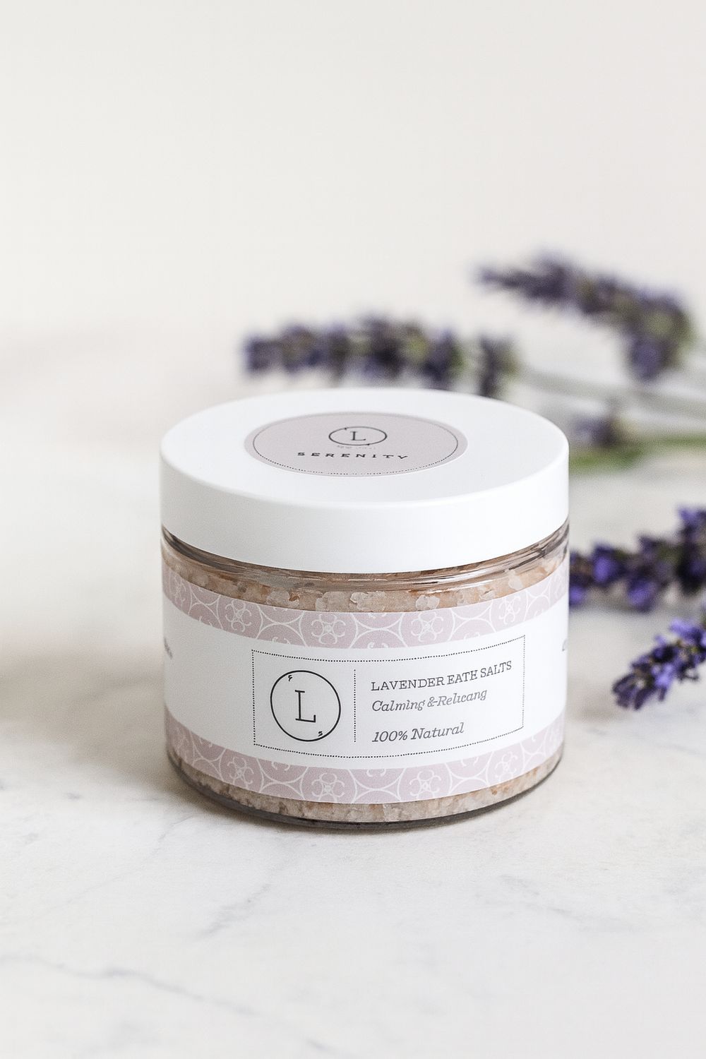 CBD Lavender Natural Bath Salt Soak (THC Free)