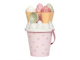 Seau de plage glace rose - Little dutch