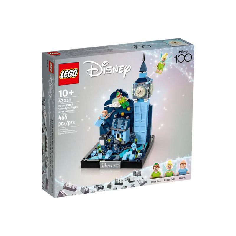 LEGO Disney Peter Pan en Wendy vliegen over Londen