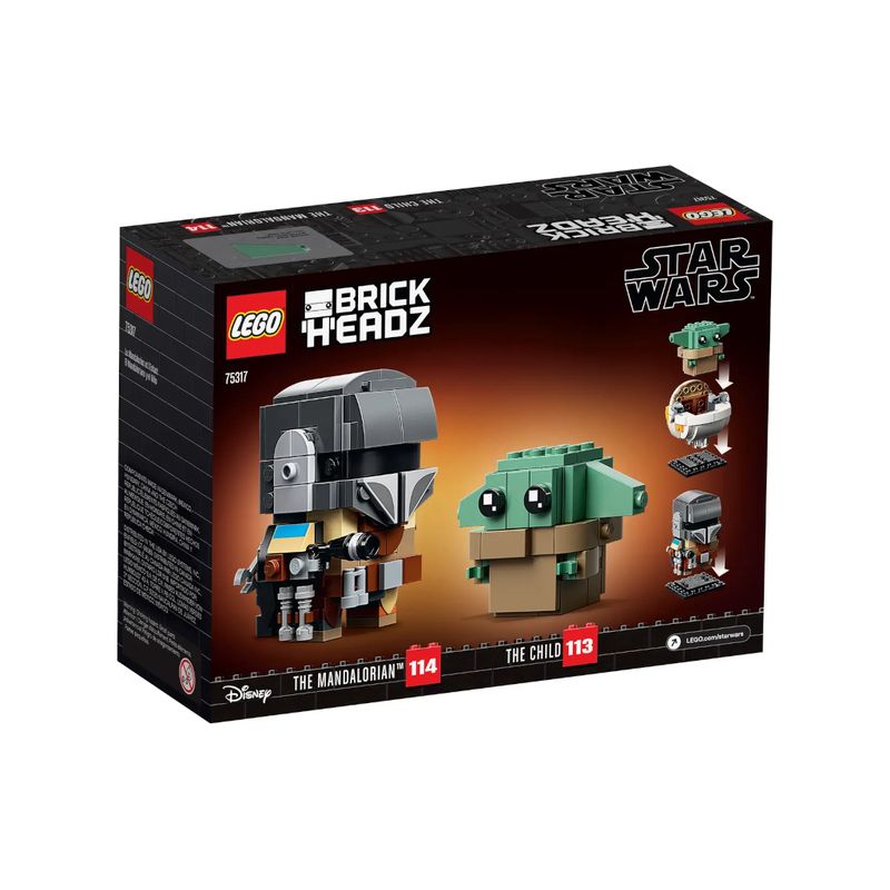 LEGO Star Wars BrickHeadz The Mandalorian & The Child