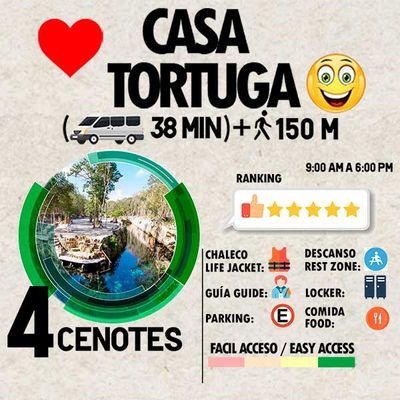 Cenote Casa Tortuga a precio de local