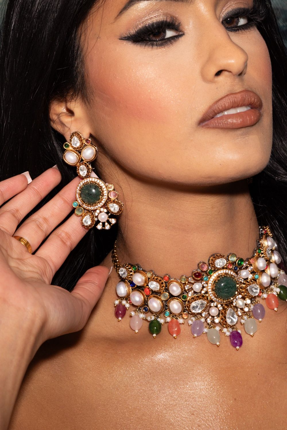 Navratan Royale Choker Set Navratan Royale Choker Set