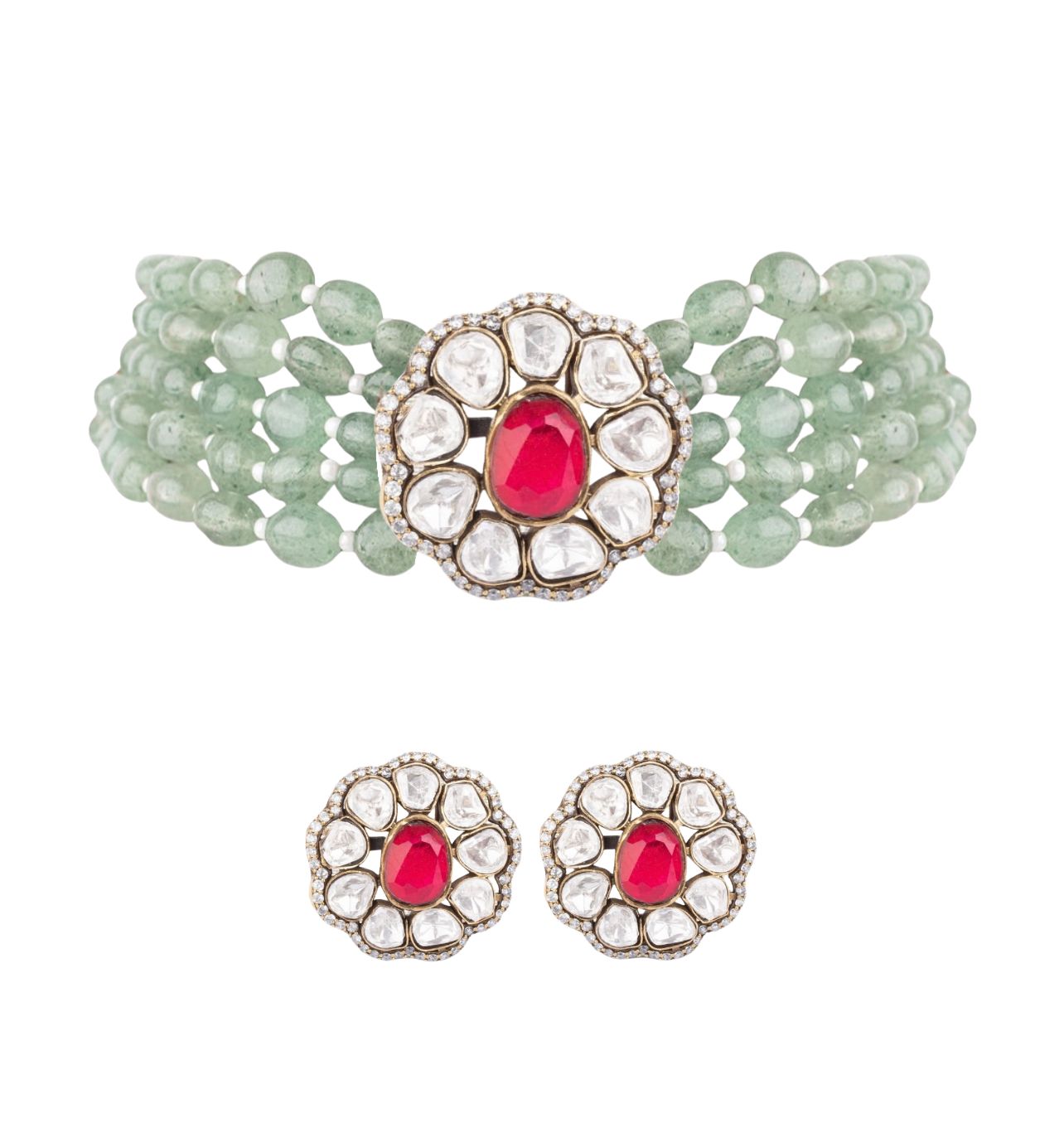 Arvani Set, Colour: Silver