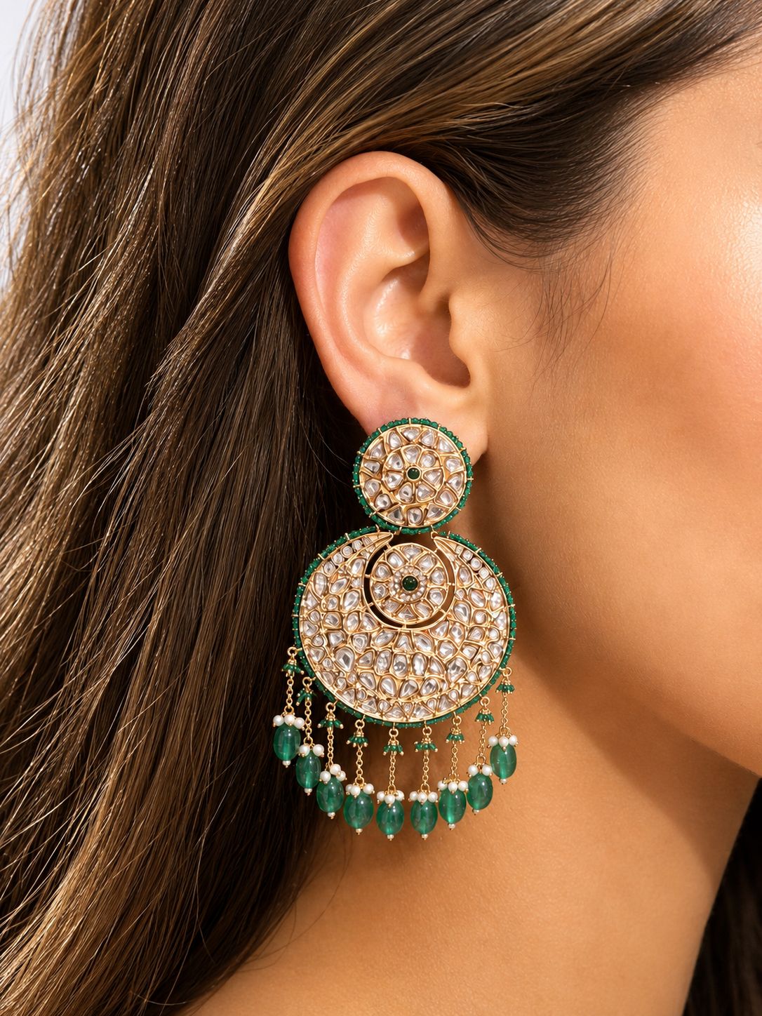 Areeba Polki Earrings