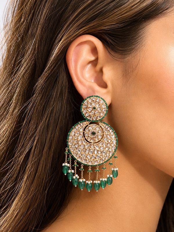 Areeba Polki Earrings