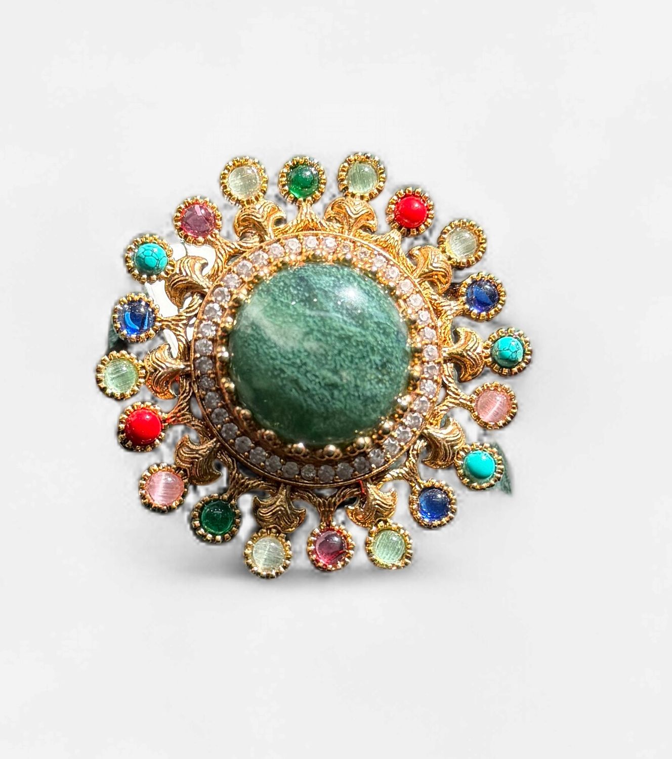 Aarya Navratan Statement Ring