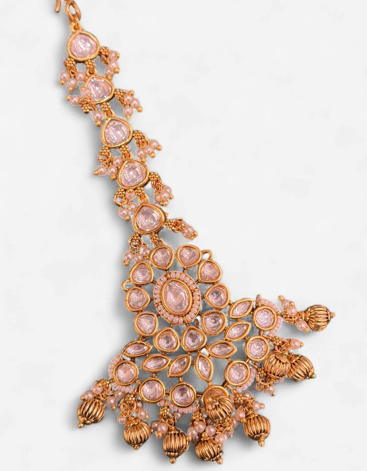 Ishara Blush Kundan Tikka