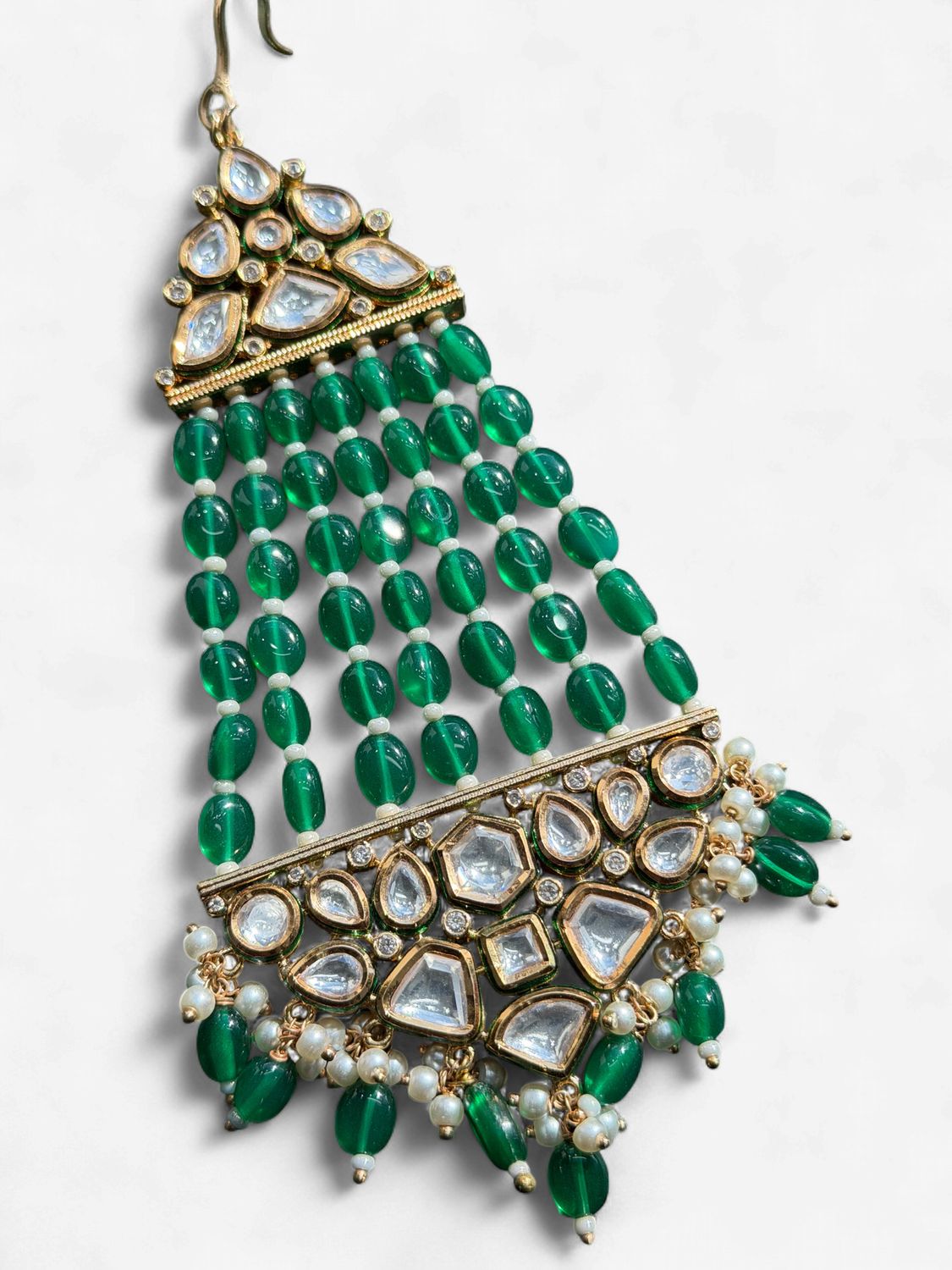 Eshaal Green Kundan Passa