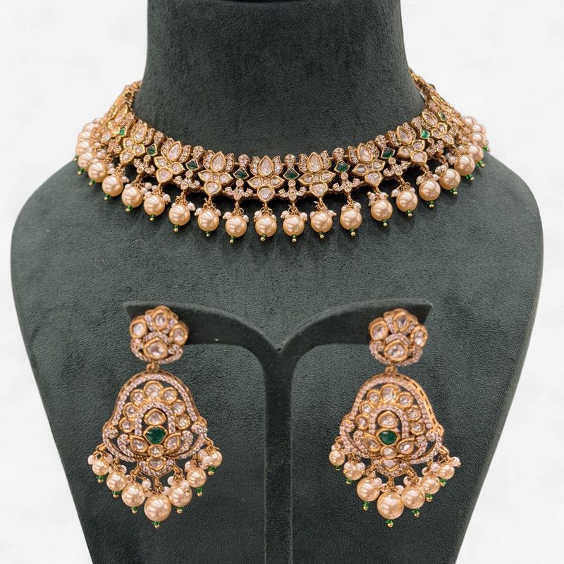 Meher Polki Kundan Set