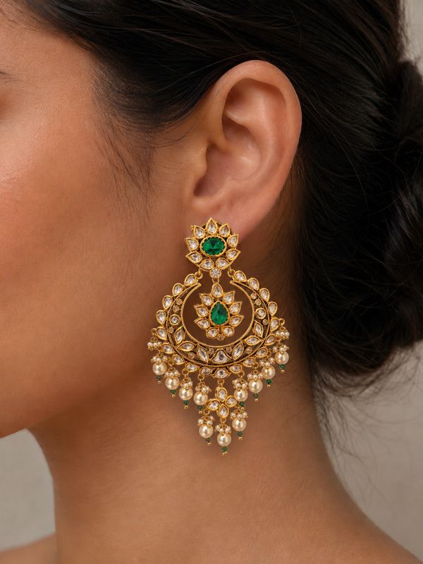 Elara Kundan Earrings
