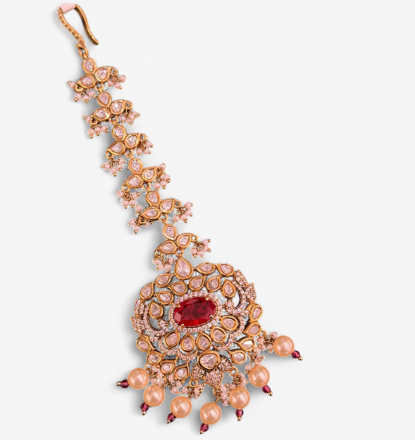 Avelora Ruby Kundan Tikka