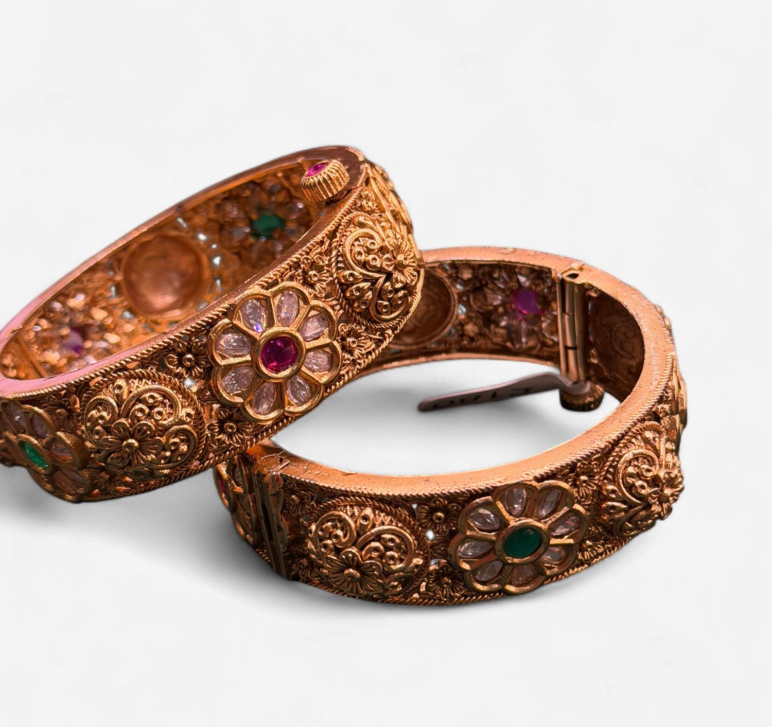 Navira Kundan Heritage Bangles