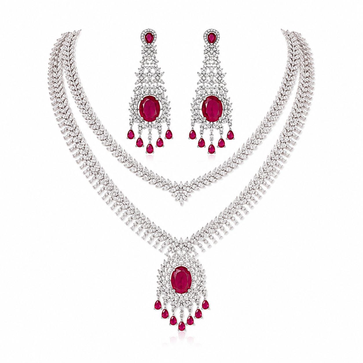 Royale Crimson Set, Colour: Pink