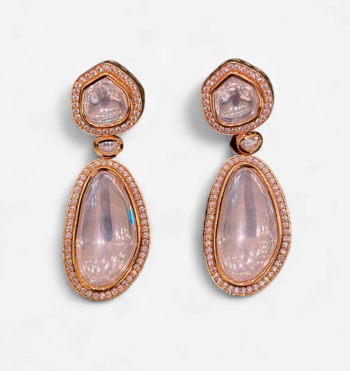 Meher Kundan Drop Earrings