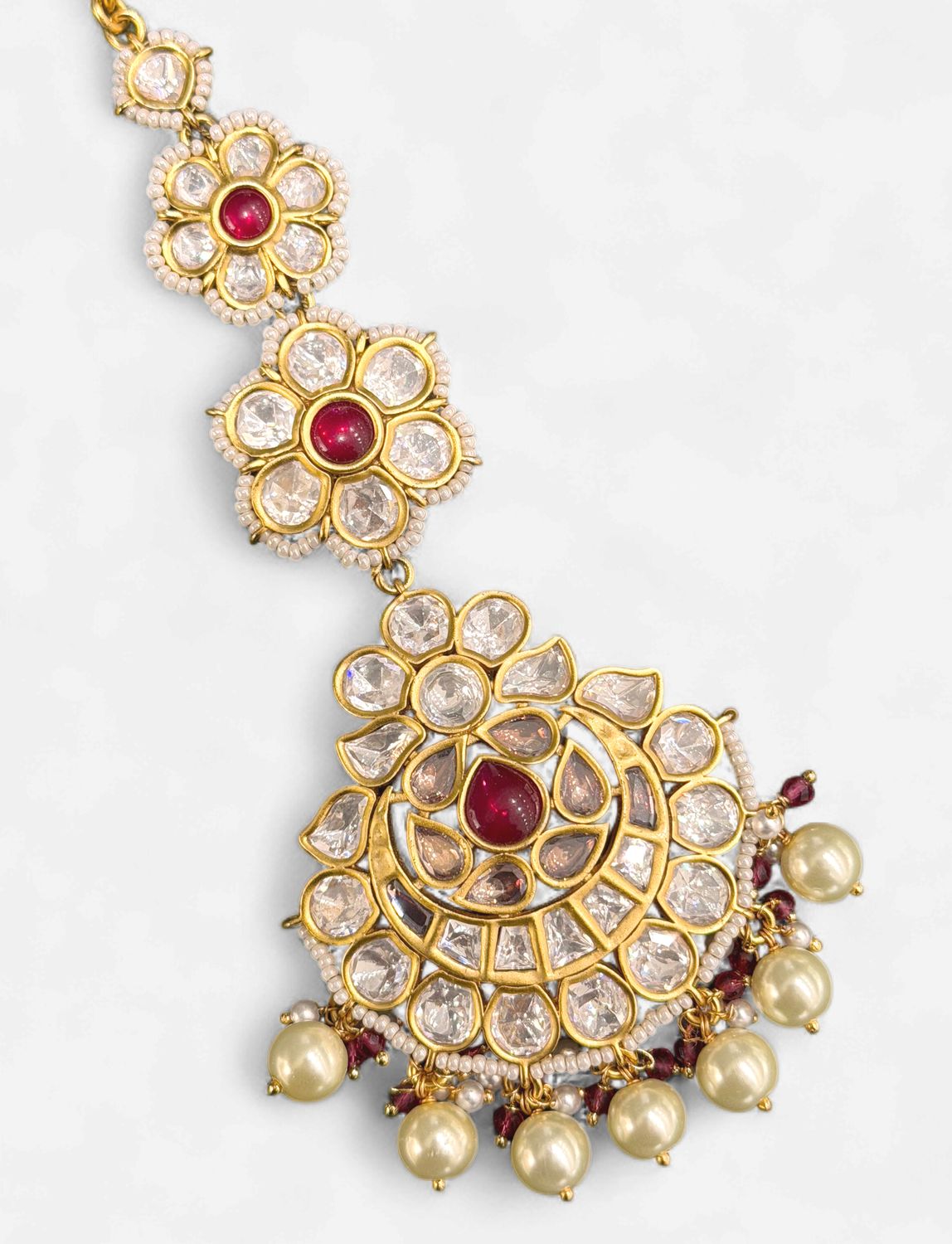 Ravina Polki Cascade Tikka